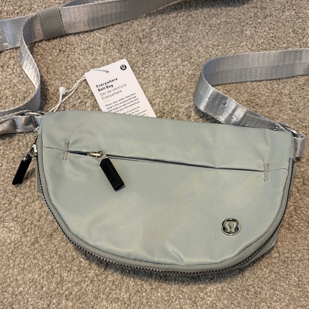 Lululemon Silver Crossbody Bag